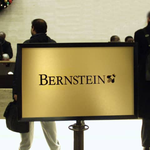 AB's logo when they were known as Bernstein in 1967