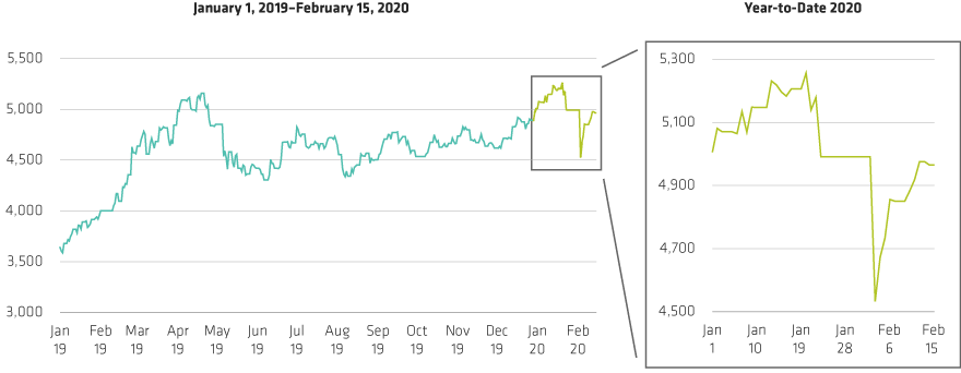 Chinese Stocks: Virus Crisis Triggers Volatility After Strong 2019 Rally