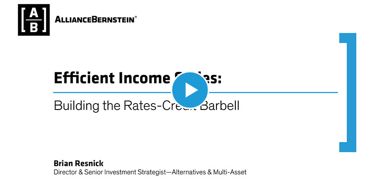 Building the Rates-Credit Barbell